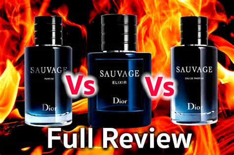 eau de parfum vs parfum dior sauvage|Dior Sauvage elixir vs edt.